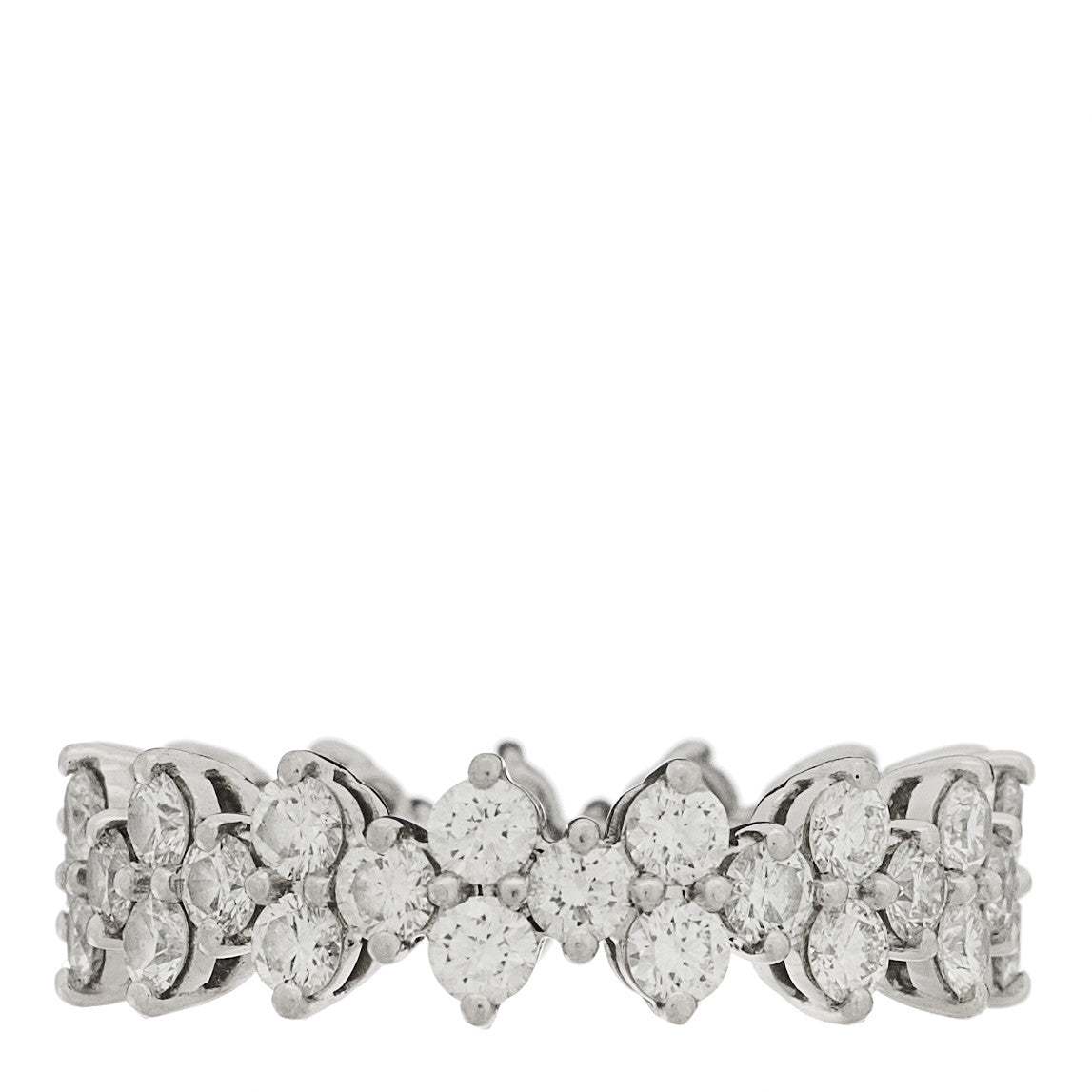 Platinum Diamond Aria Band Ring 54 7