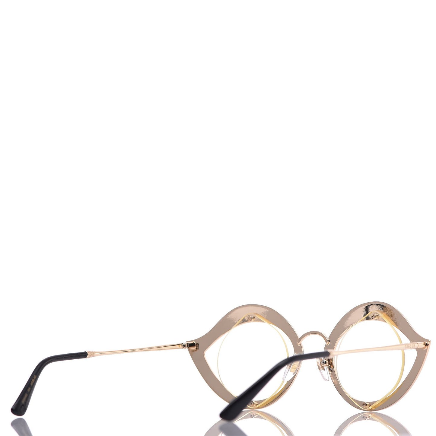 Metal Crystal Cat Eye Sunglasses GG0046/S Light Pink
