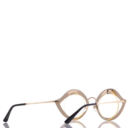Gucci Metal Crystal Cat Eye Sunglasses GG0046/S Light Pink 4 of 10