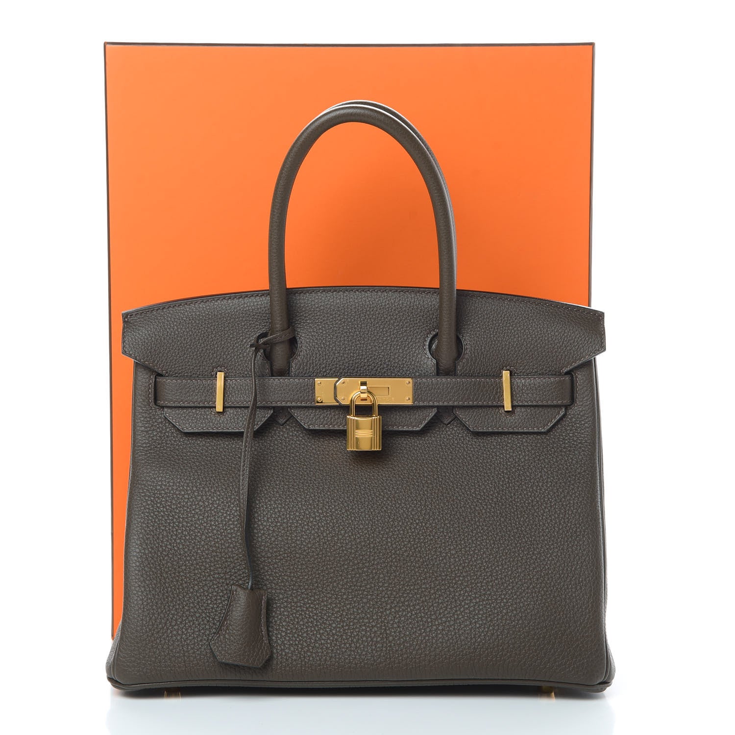 Hermes Togo Birkin 30 Vert De Gris 11 of 11