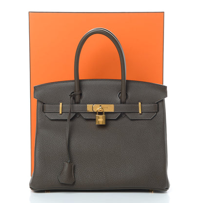 Hermes Togo Birkin 30 Vert De Gris 11 of 11