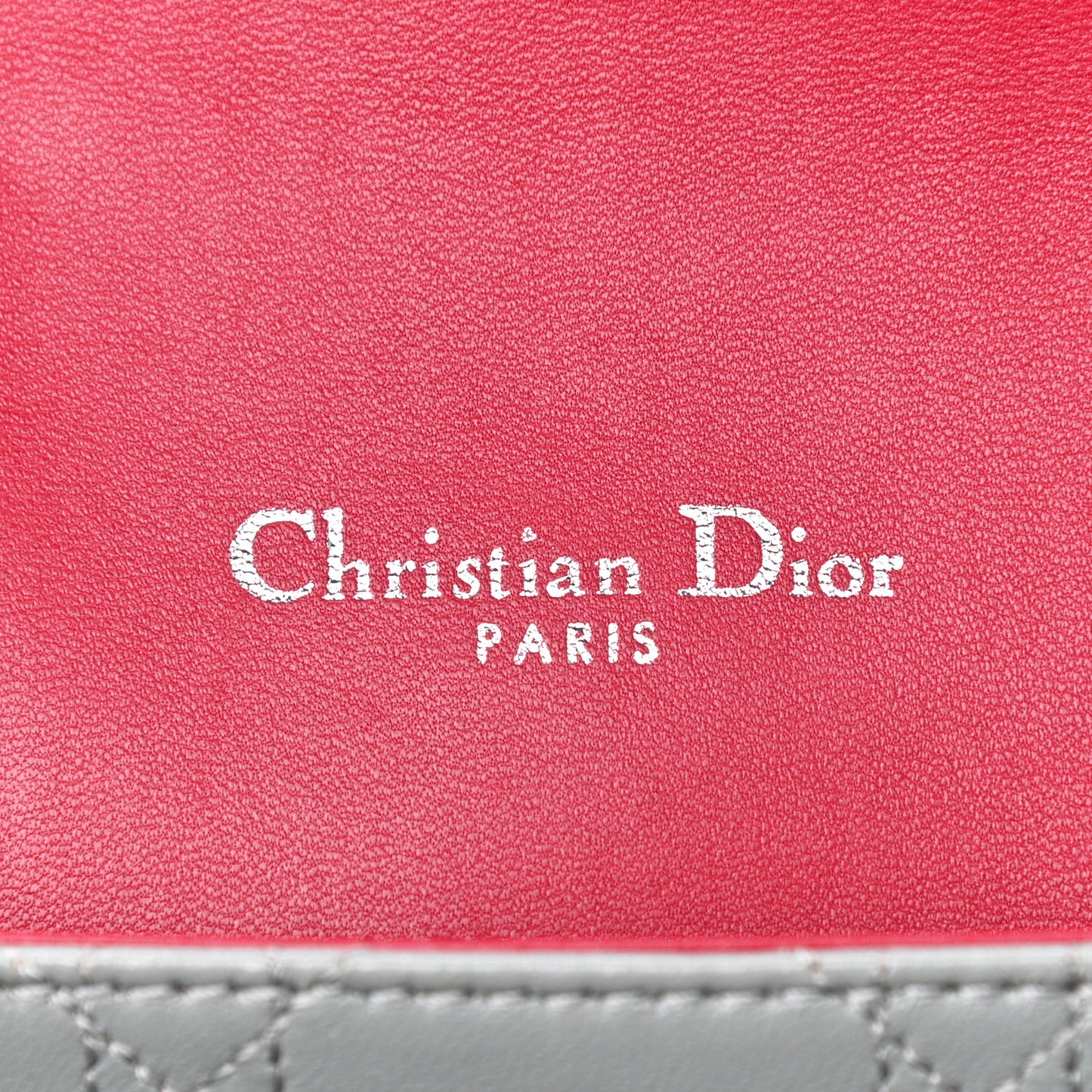 Lambskin Cannage Large Miss Dior Flap Pink