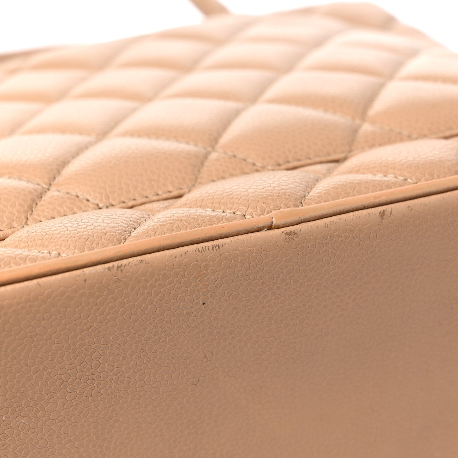 Chanel Caviar Quilted Medallion Tote Beige 16 of 24