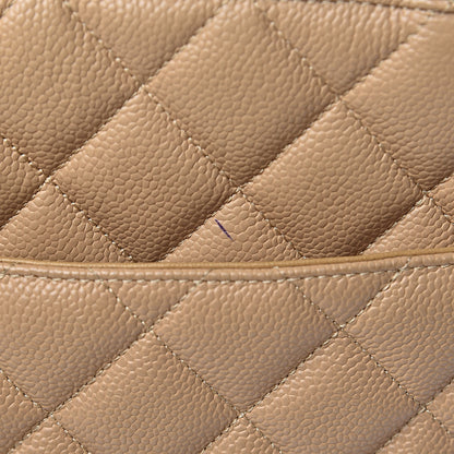Chanel Caviar Quilted Medallion Tote Beige 14 of 21