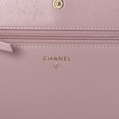 Chanel Sheepskin Quilted Mademoiselle Vintage Wallet On Chain WOC Pink 6 of 12