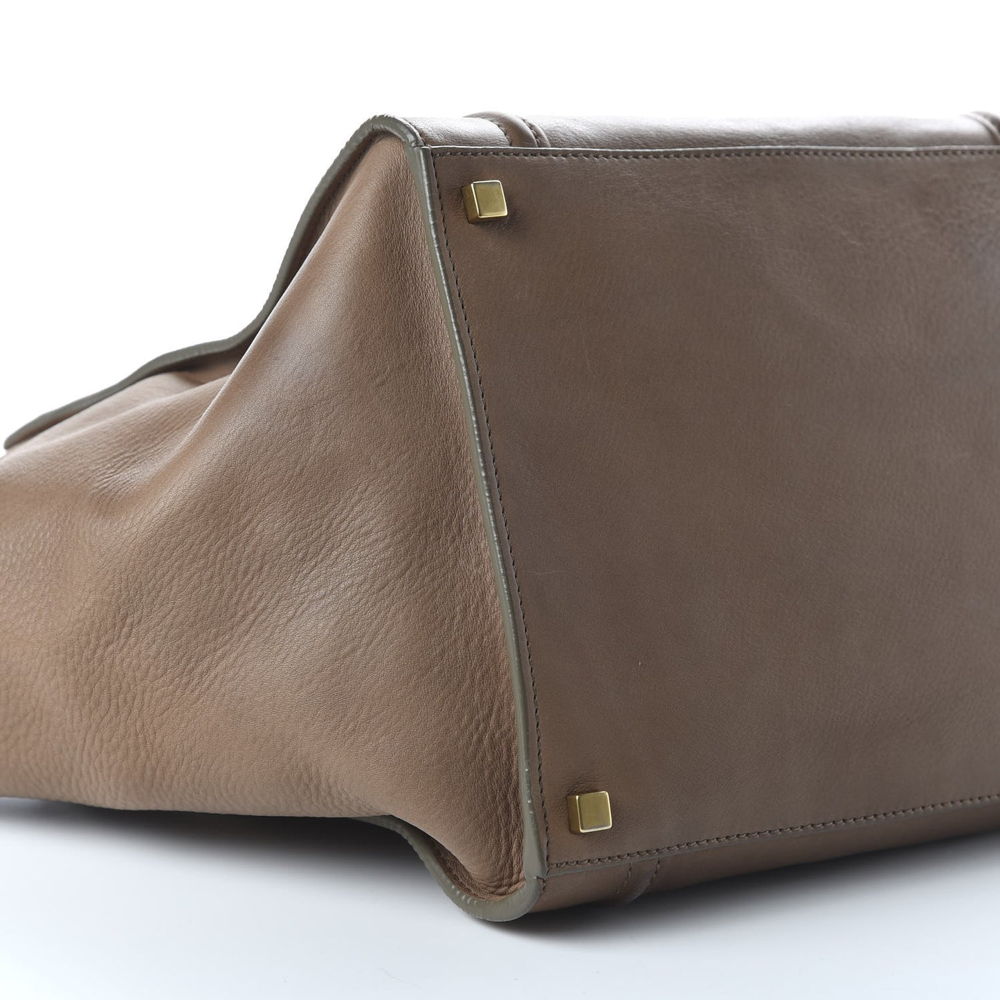 Supple Calfskin Medium Phantom Luggage Taupe
