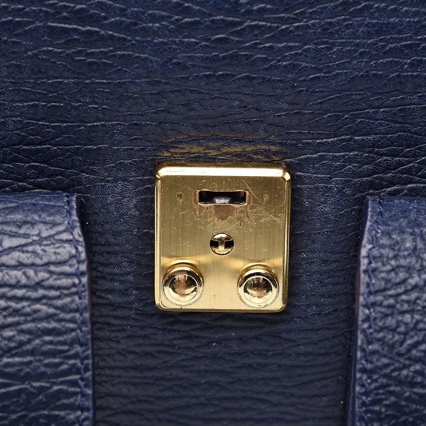 3.1 Textured Calfskin Mini Pashli Satchel Ink
