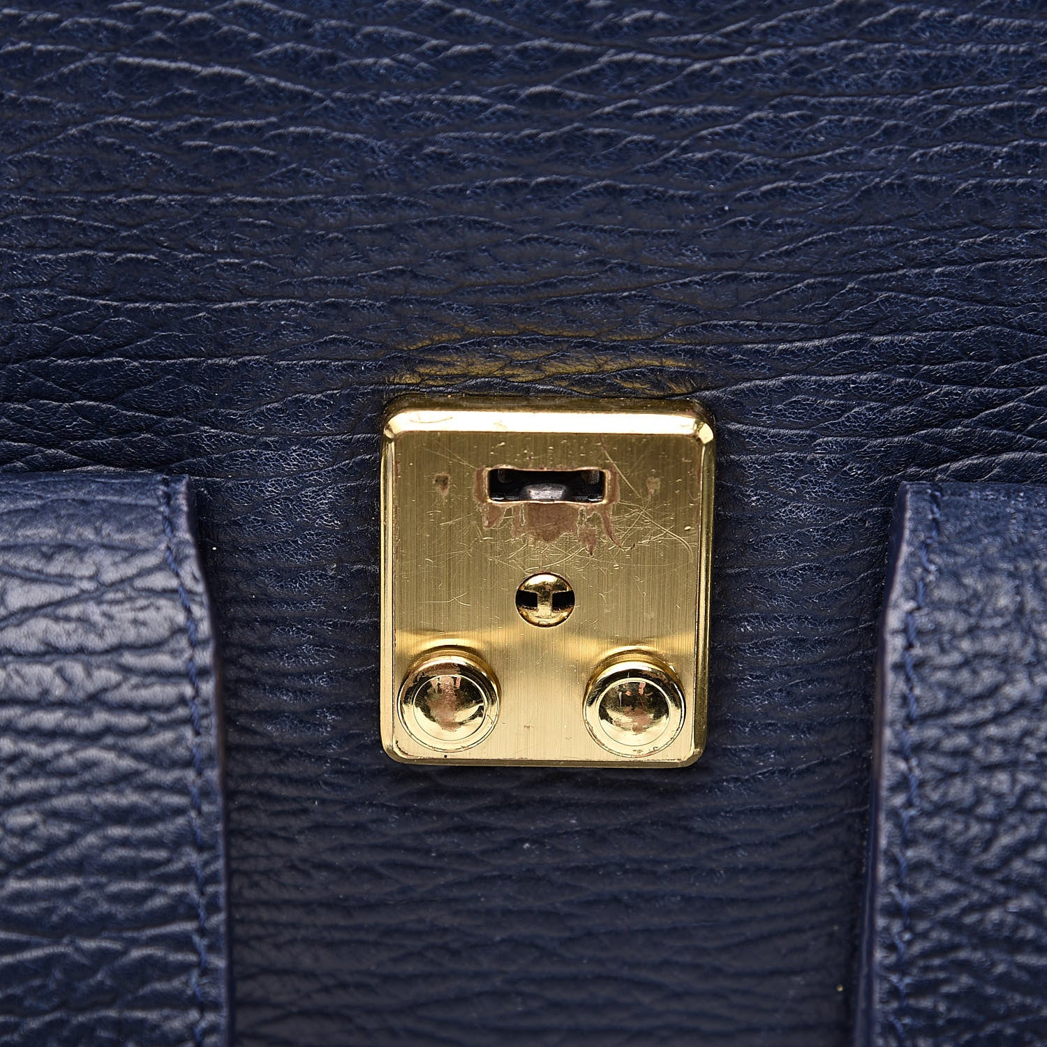 3.1 Phillip Lim 3.1 Textured Calfskin Mini Pashli Satchel Ink 15 of 17