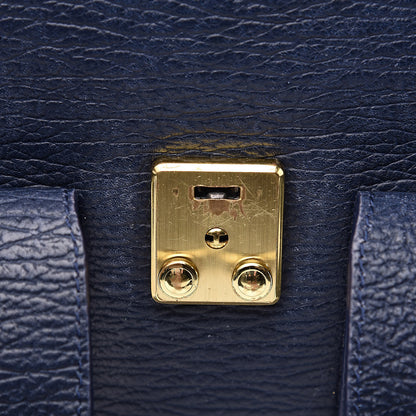 3.1 Phillip Lim 3.1 Textured Calfskin Mini Pashli Satchel Ink 15 of 17