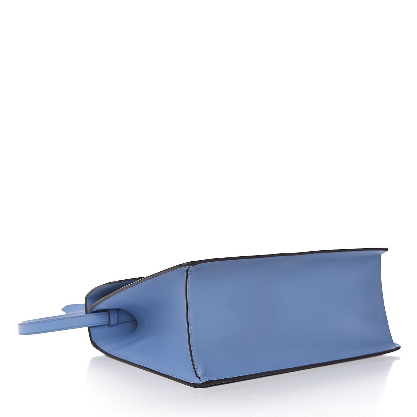 Calfskin Embroidered Medium Sylvie Top Handle Bag Clear Sky Blue
