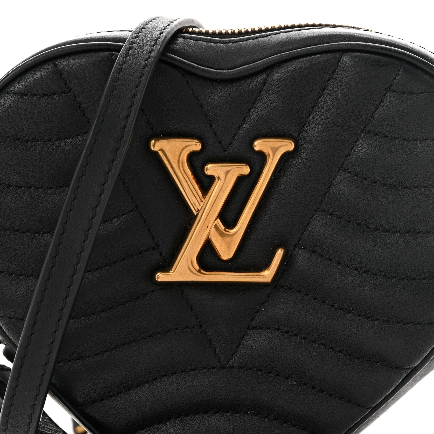 Louis Vuitton Calfskin New Wave Heart Bag Black 8 of 10