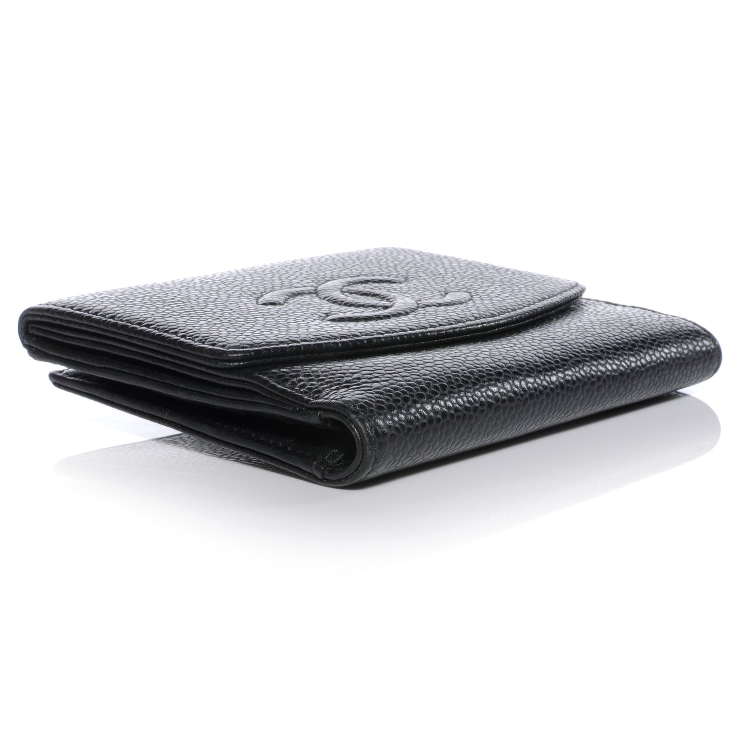 Caviar Compact CC Wallet Black