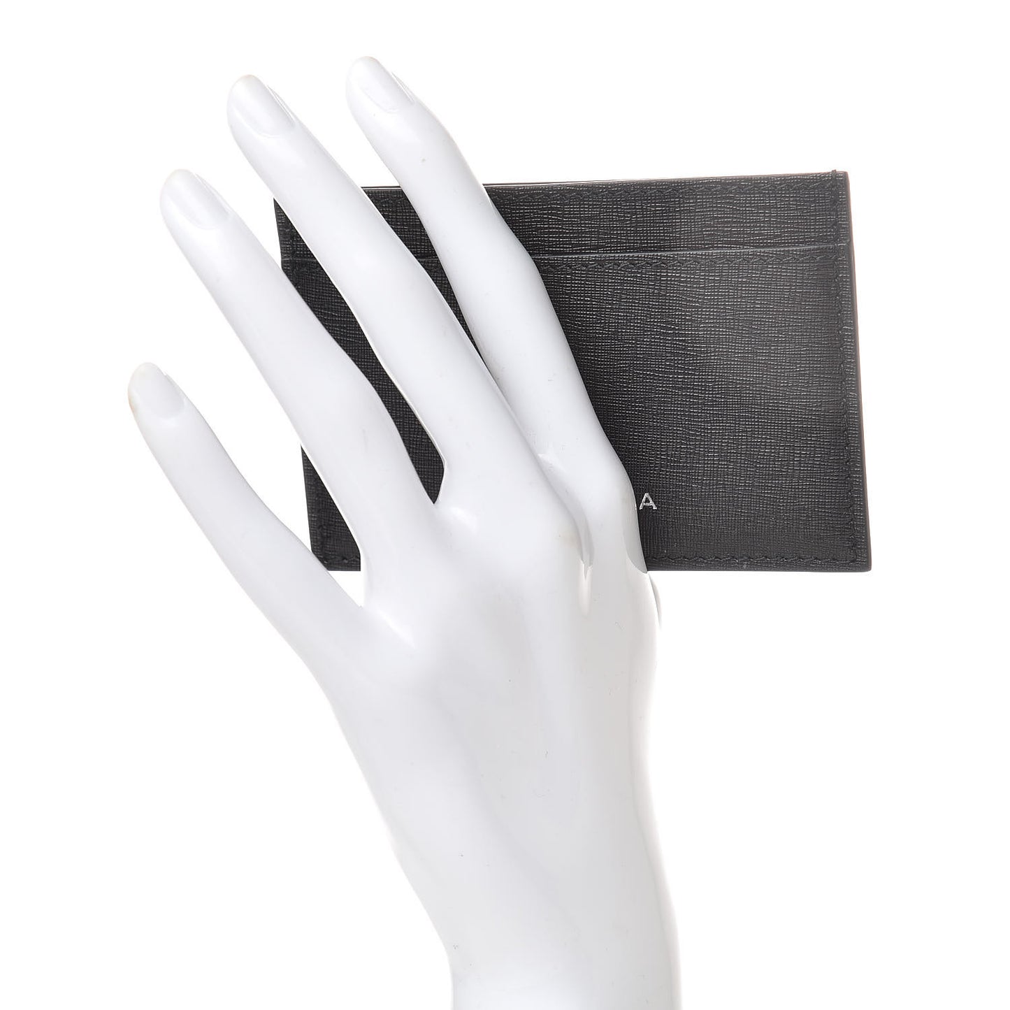Textured Calfskin Everyday Multi Card Case Black