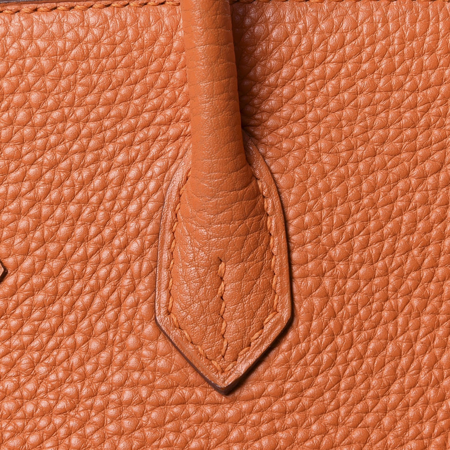 Hermes Togo Birkin 25 Orange 8 of 33