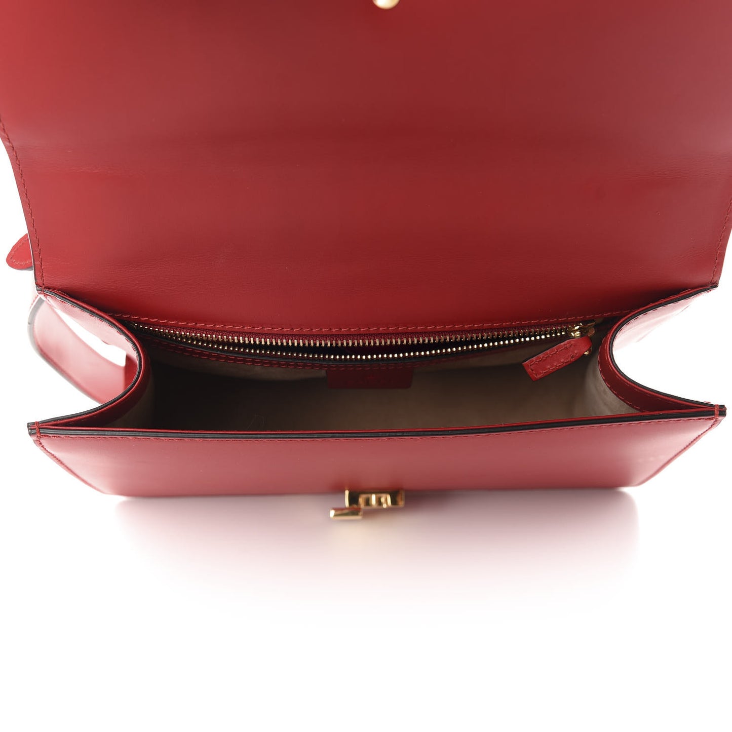 Calfskin Small Sylvie Shoulder Bag Hibiscus Red