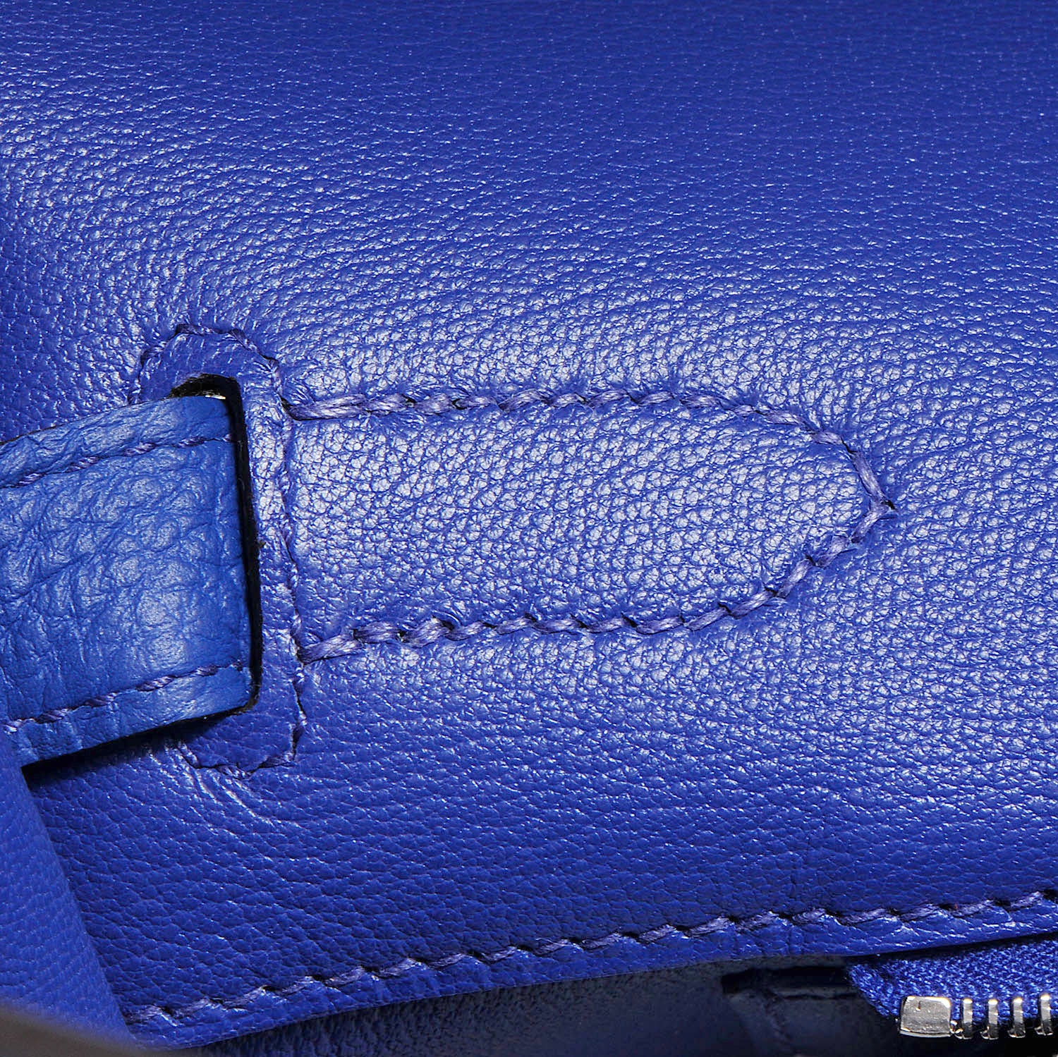 Hermes Togo Birkin 35 Bleu Electrique 29 of 29