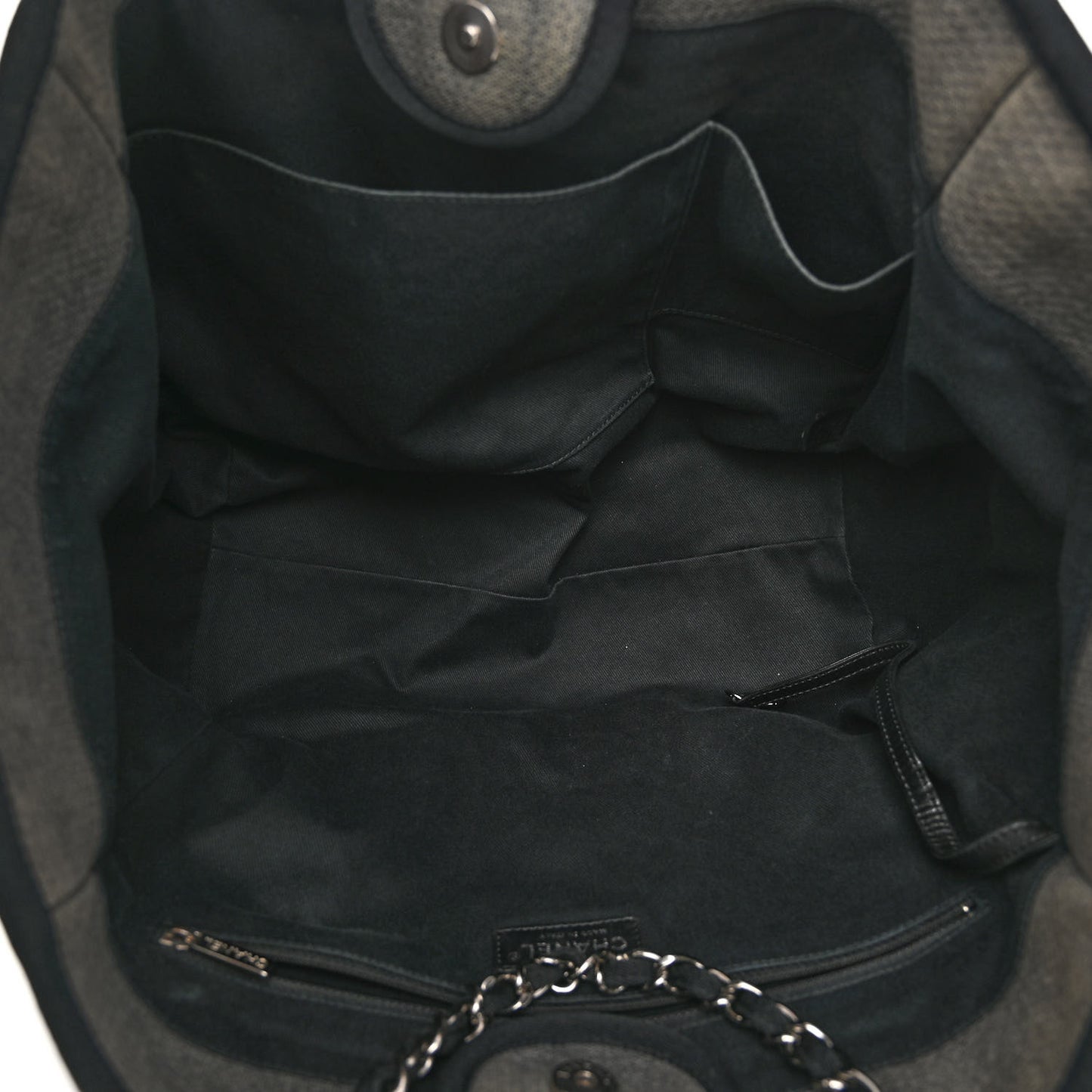 Canvas Medium Deauville Tote Grey