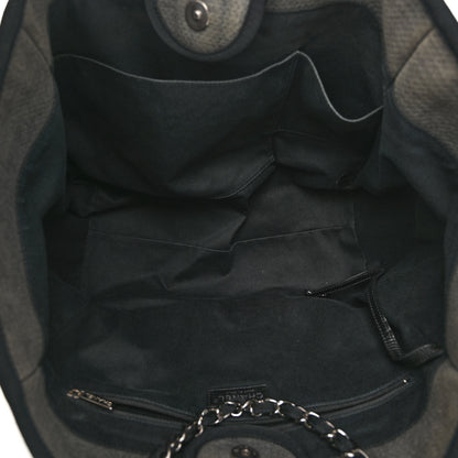 Chanel Canvas Medium Deauville Tote Grey 5 of 10