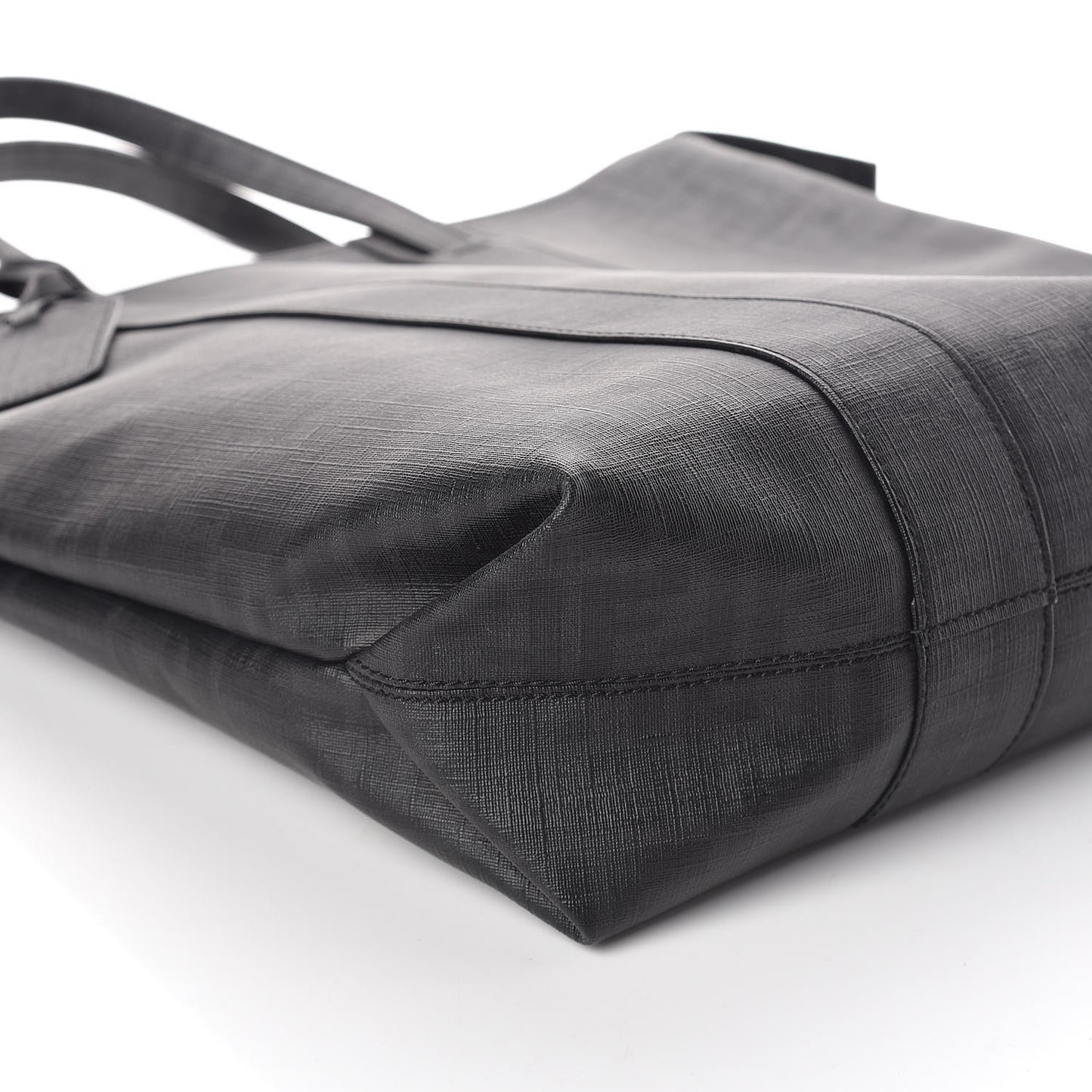 Zucca Spalmati Top Handle Tote Black