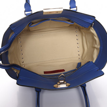 Valentino Garavani Vitello Small Rockstud Double Handle Tote Light Sapphire 5 of 8