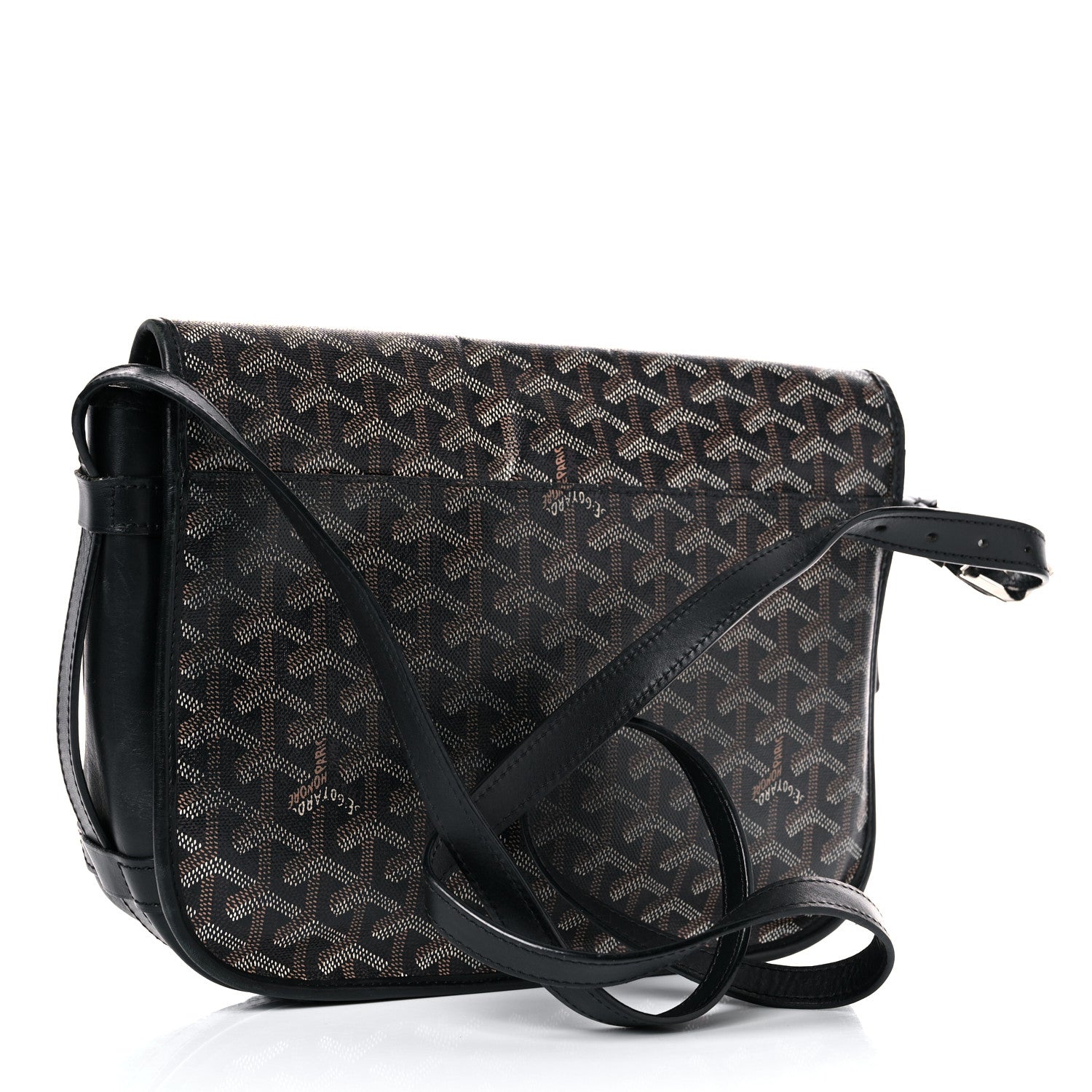 Goyard Goyardine Belvedere MM Messenger Bag Black 3 of 35