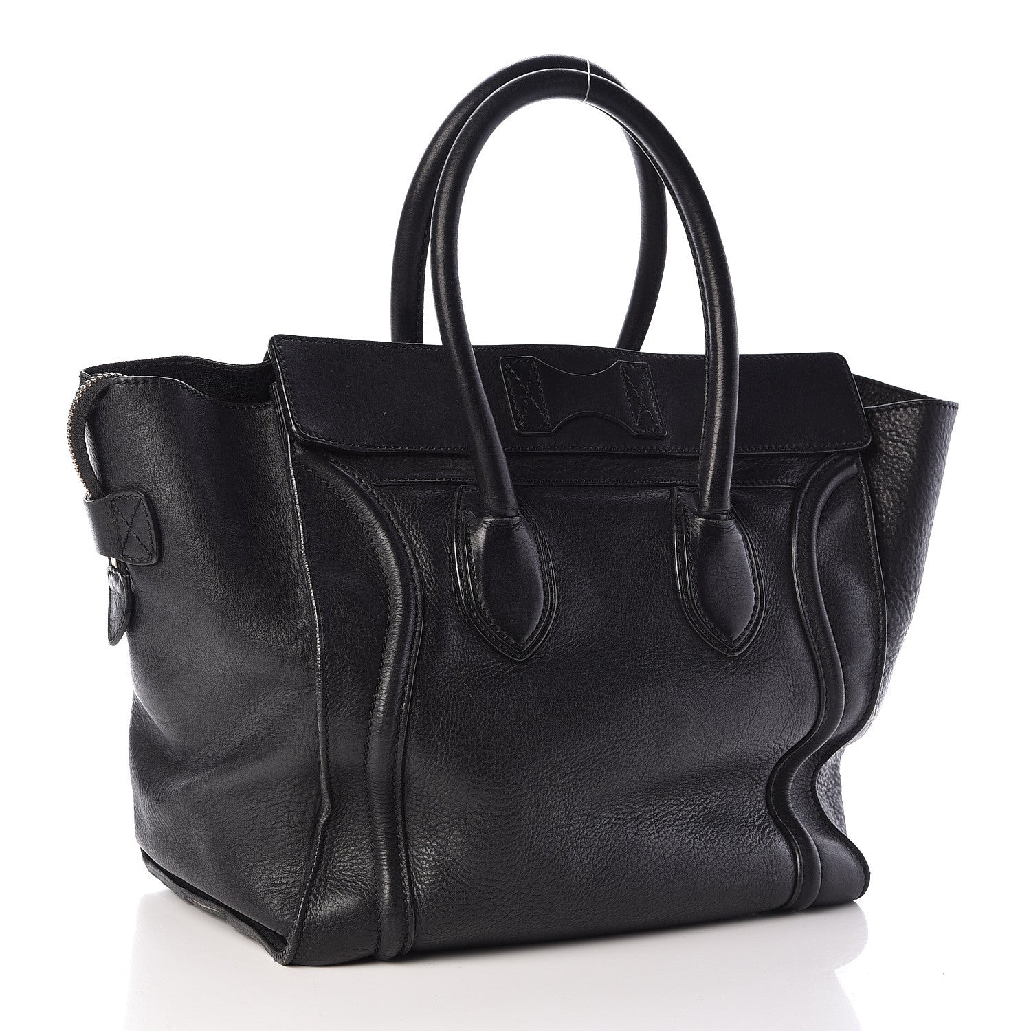 Celine Smooth Calfskin Mini Luggage Black 3 of 12
