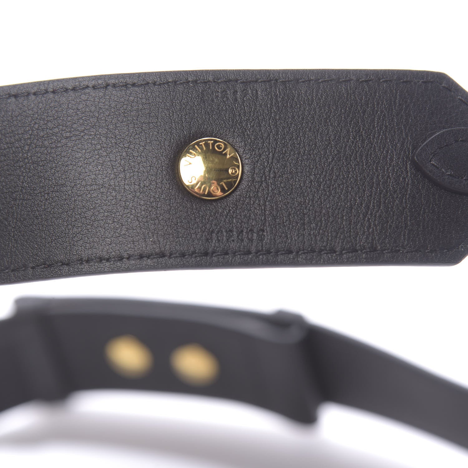 Louis Vuitton Monogram Bandouliere Shoulder Strap Black 5 of 5
