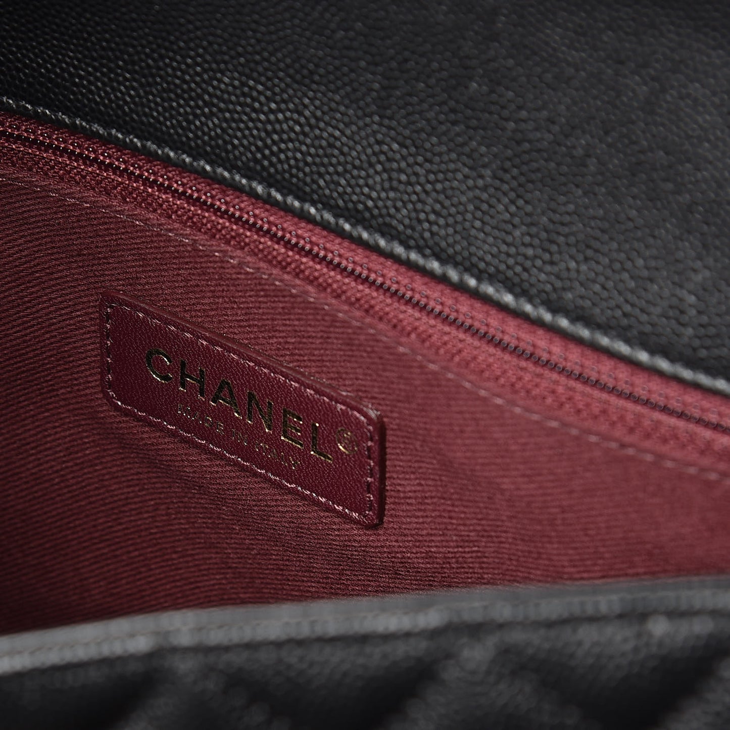 Caviar Quilted Small Coco Handle Flap Black