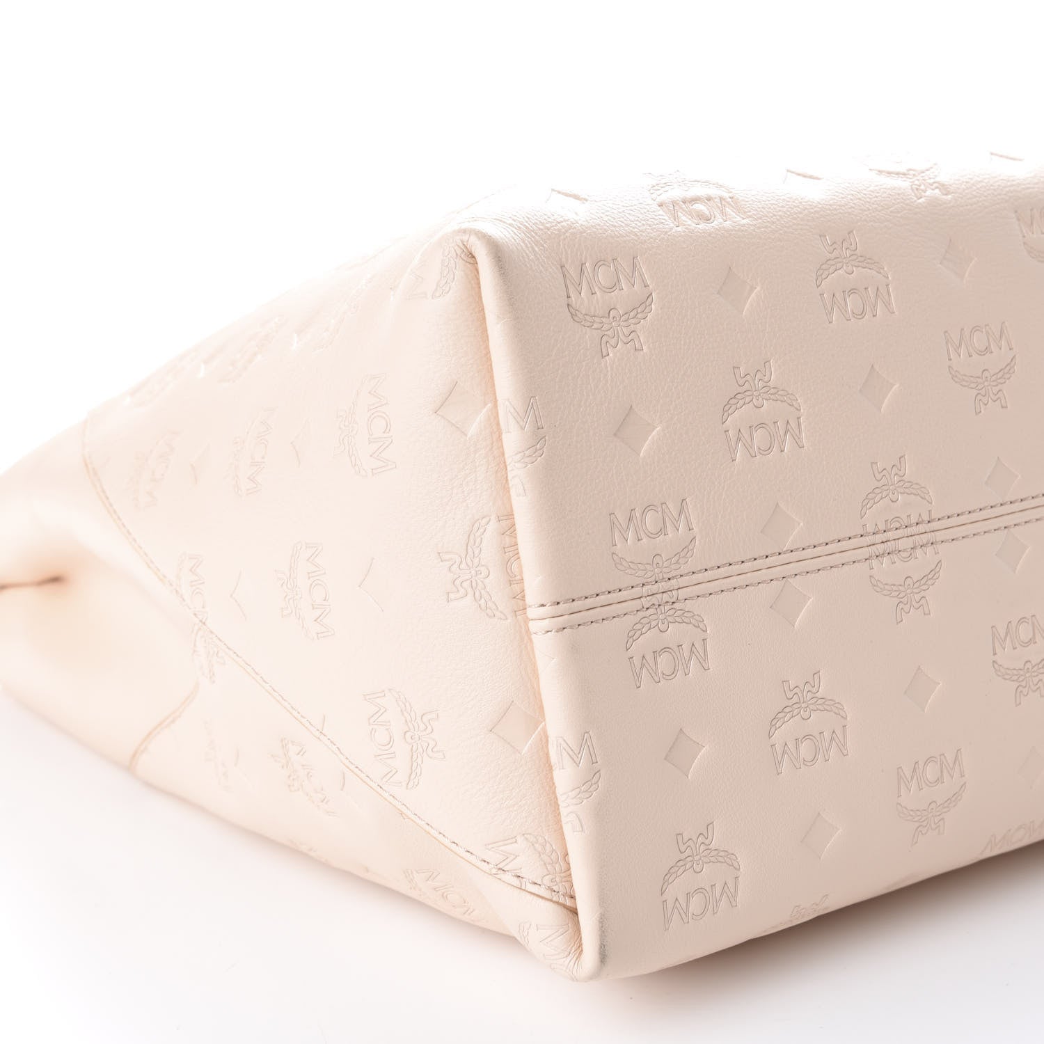 MCM Calfskin Ottomar Large Klara Hobo Pink Blush 9 of 11