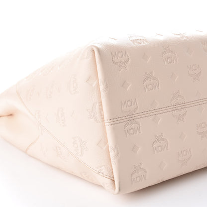 MCM Calfskin Ottomar Large Klara Hobo Pink Blush 9 of 11
