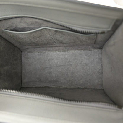 Celine Baby Drummed Calfskin Micro Luggage Sky 5 of 11