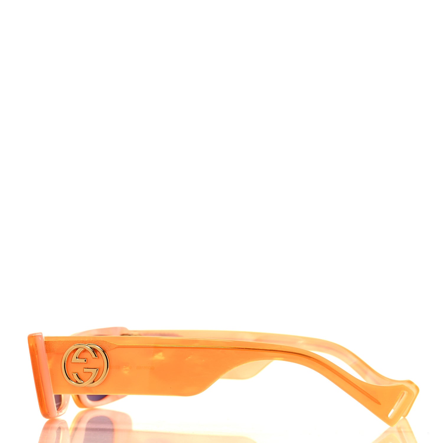 Gucci Acetate Square Sunglasses GG0516S Orange 3 of 8