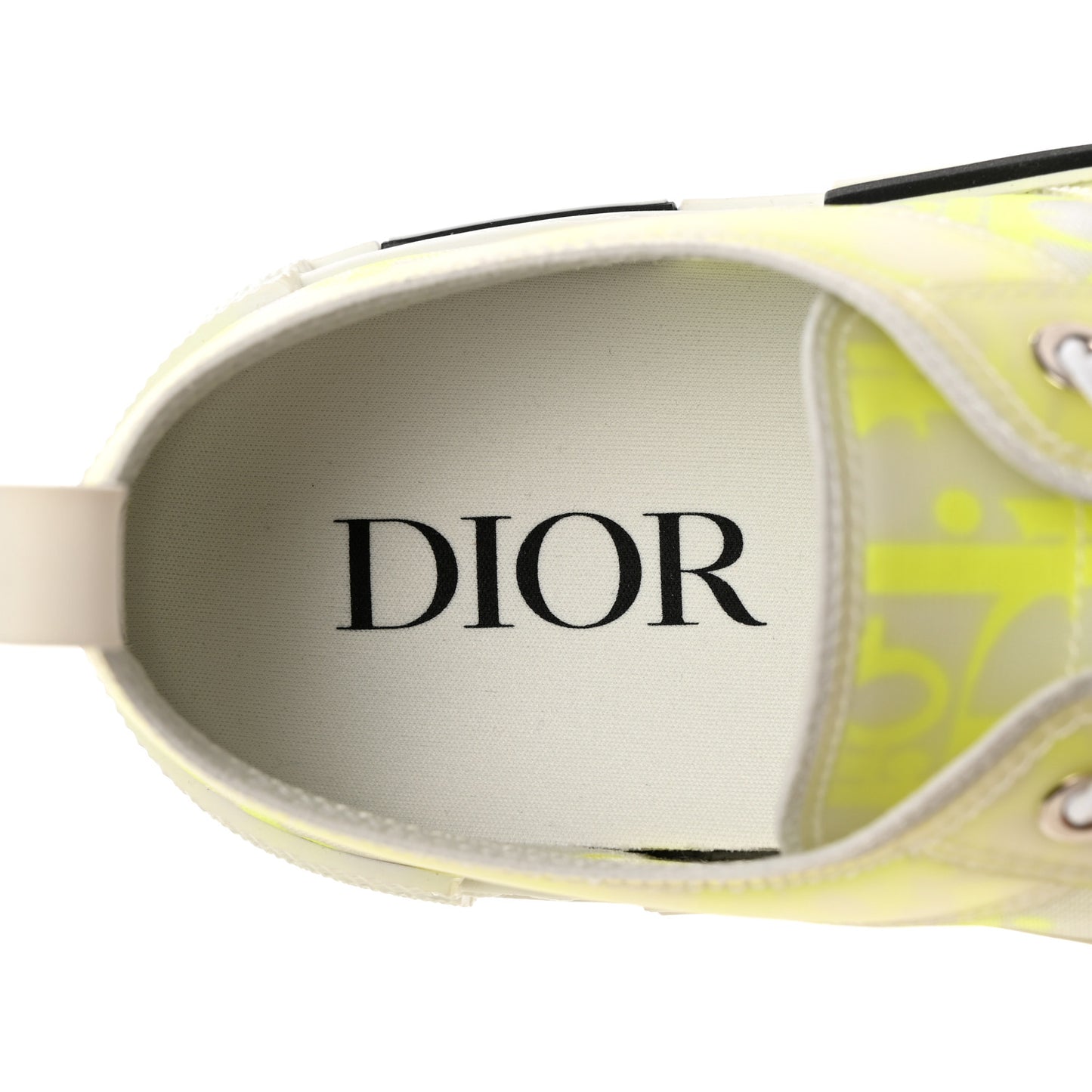 Technical Canvas Oblique Mens B23 Low Top Sneaker 40 Yellow