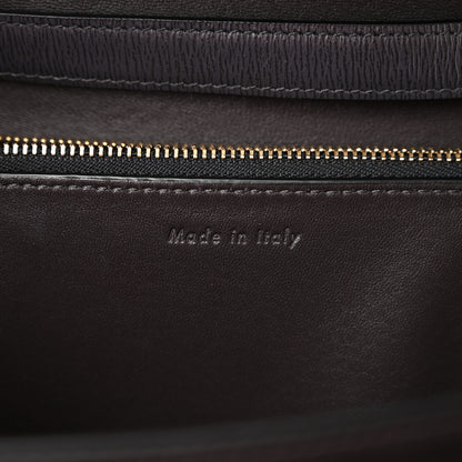 Celine Liege Calfskin Medium Classic Box Flap Bag Liquorice 7 of 12
