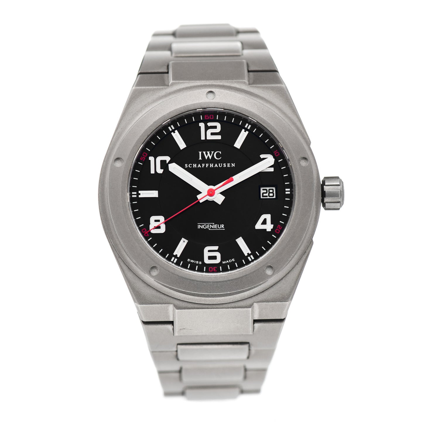 Titanium 42mm Ingenieur AMG Automatic Watch Black IW322702