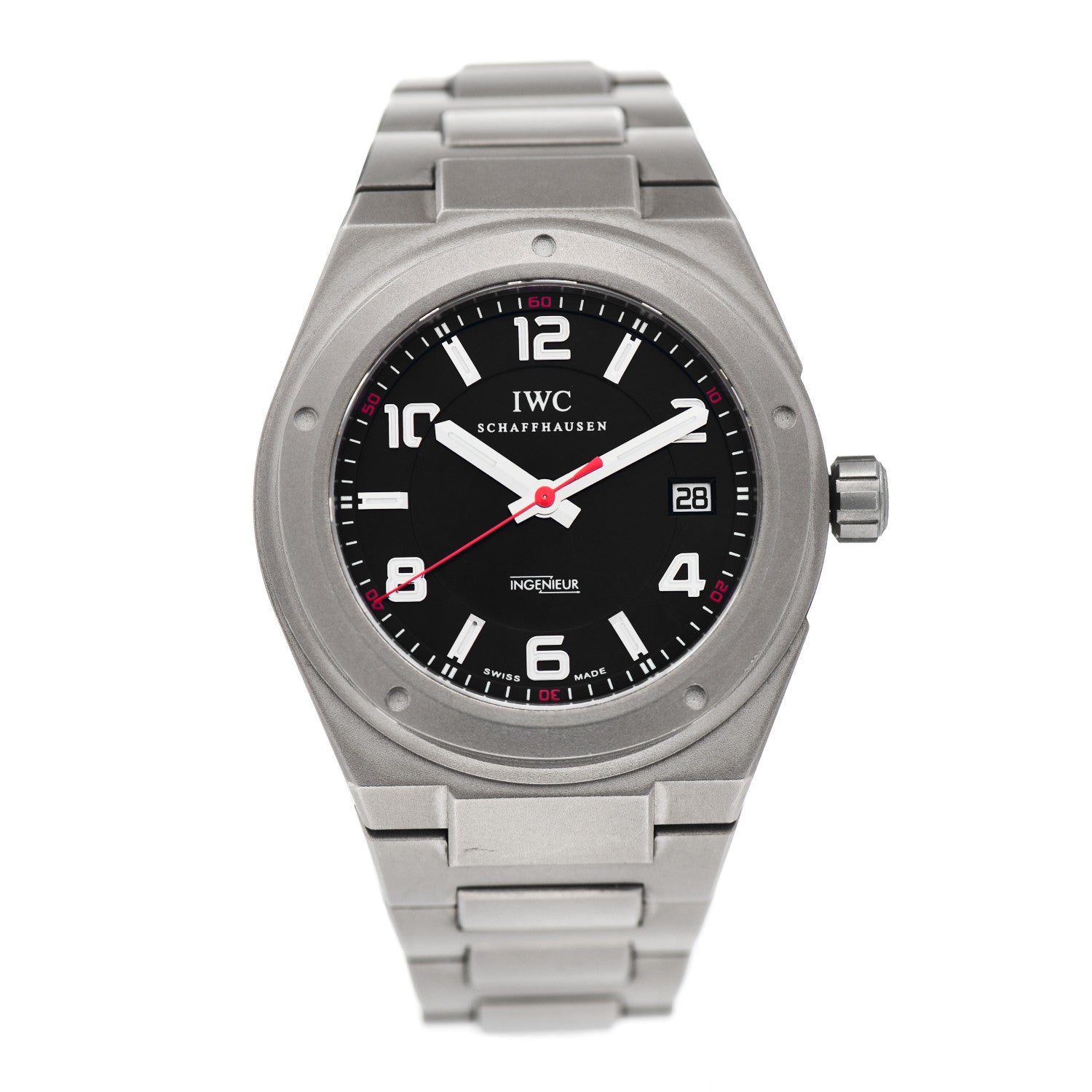IWC Titanium 42mm Ingenieur AMG Automatic Watch Black IW322702 1 of 4