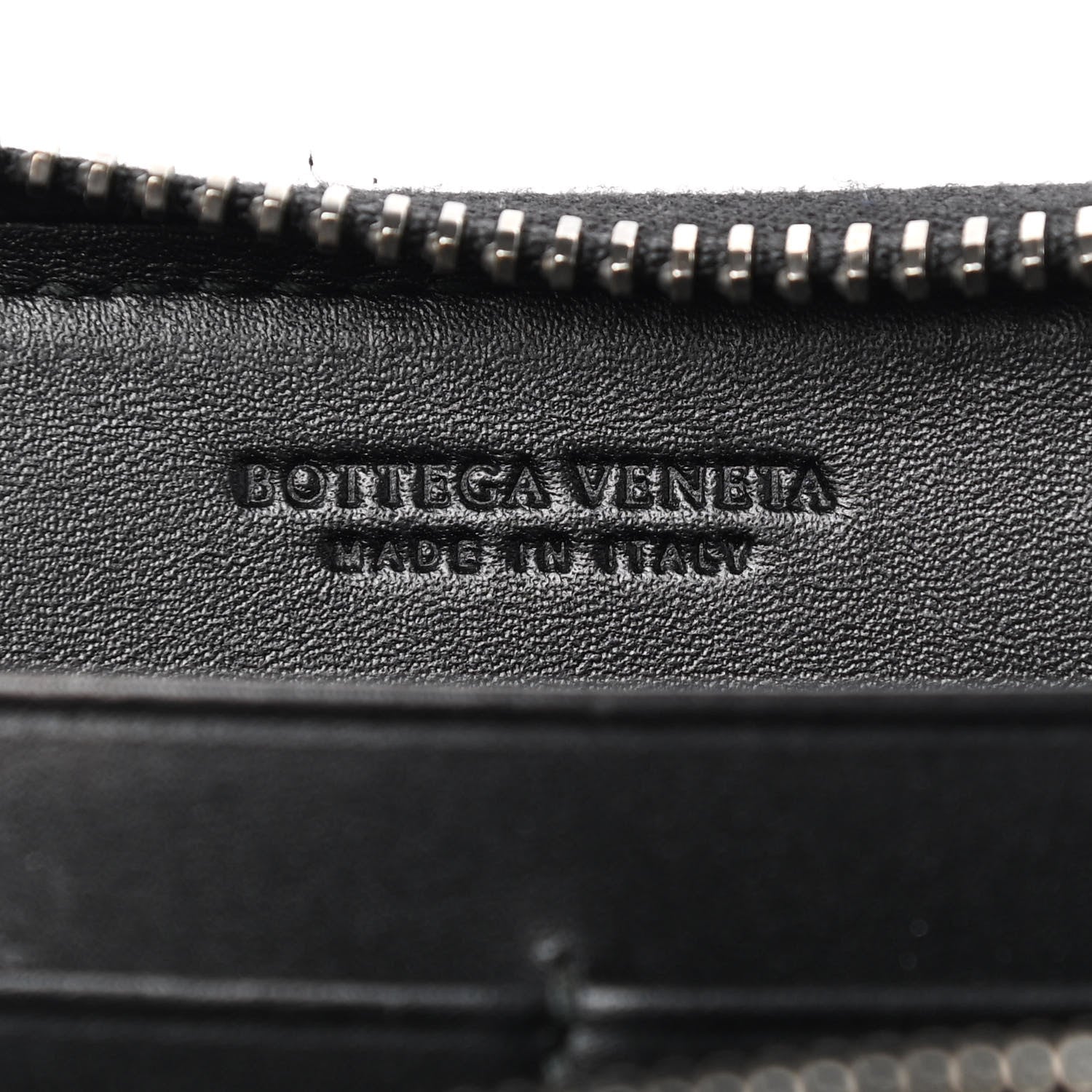 Bottega Veneta Nappa Intrecciato Zip Around Wallet Black 6 of 7