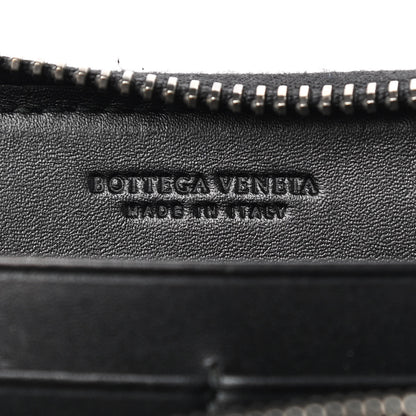 Bottega Veneta Nappa Intrecciato Zip Around Wallet Black 6 of 7