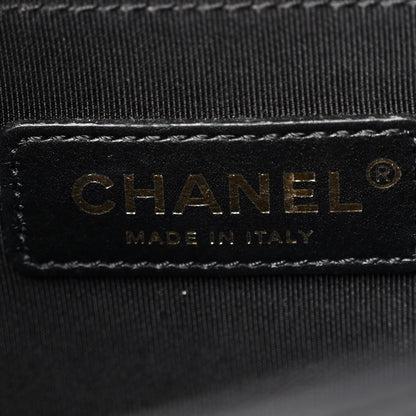 Chanel Lambskin Quilted Medium Boy Flap Black 6 of 10