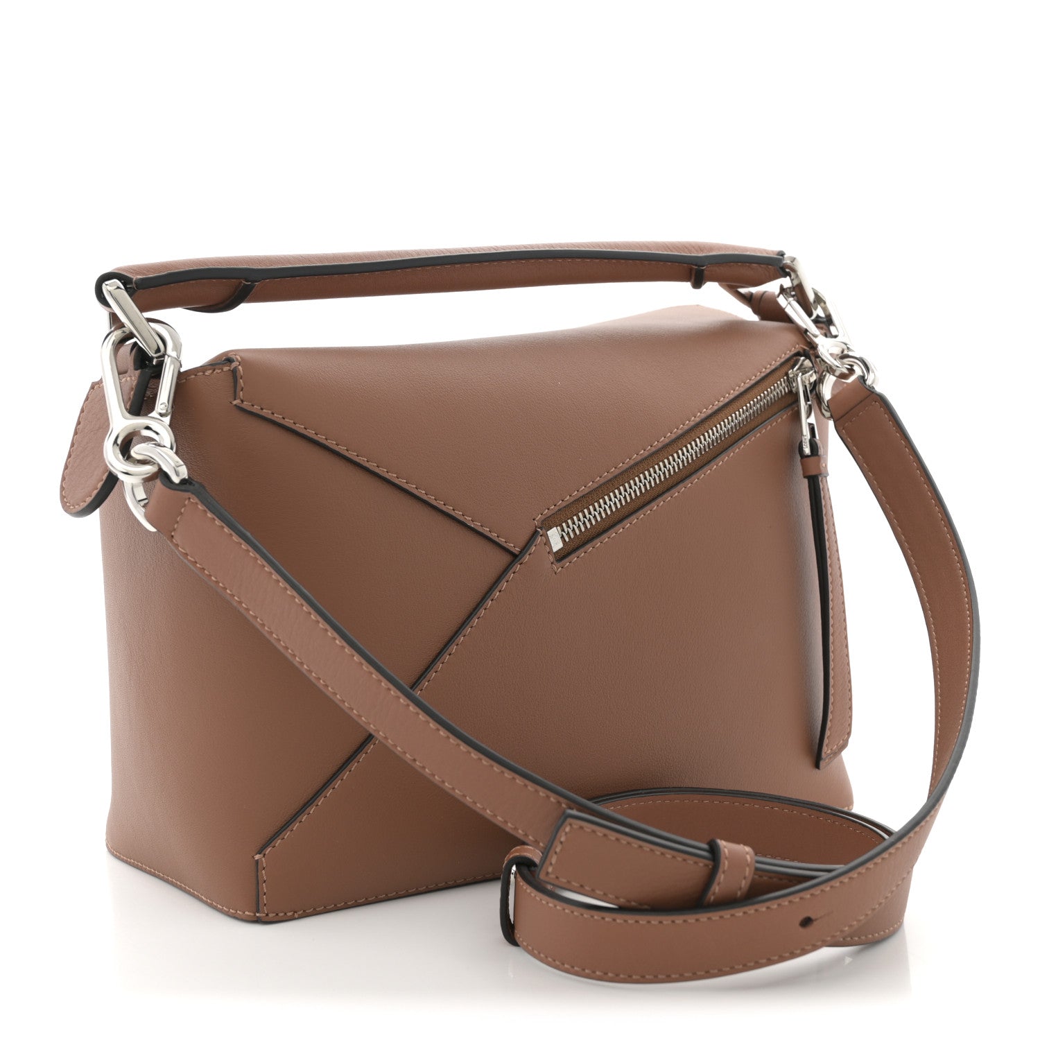 Loewe Calfskin Small Puzzle Edge Bag Tan 3 of 10