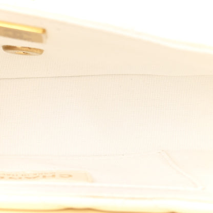 Chanel Iridescent Lambskin Quilted Baywatch Top Handle Flap White 5 of 11