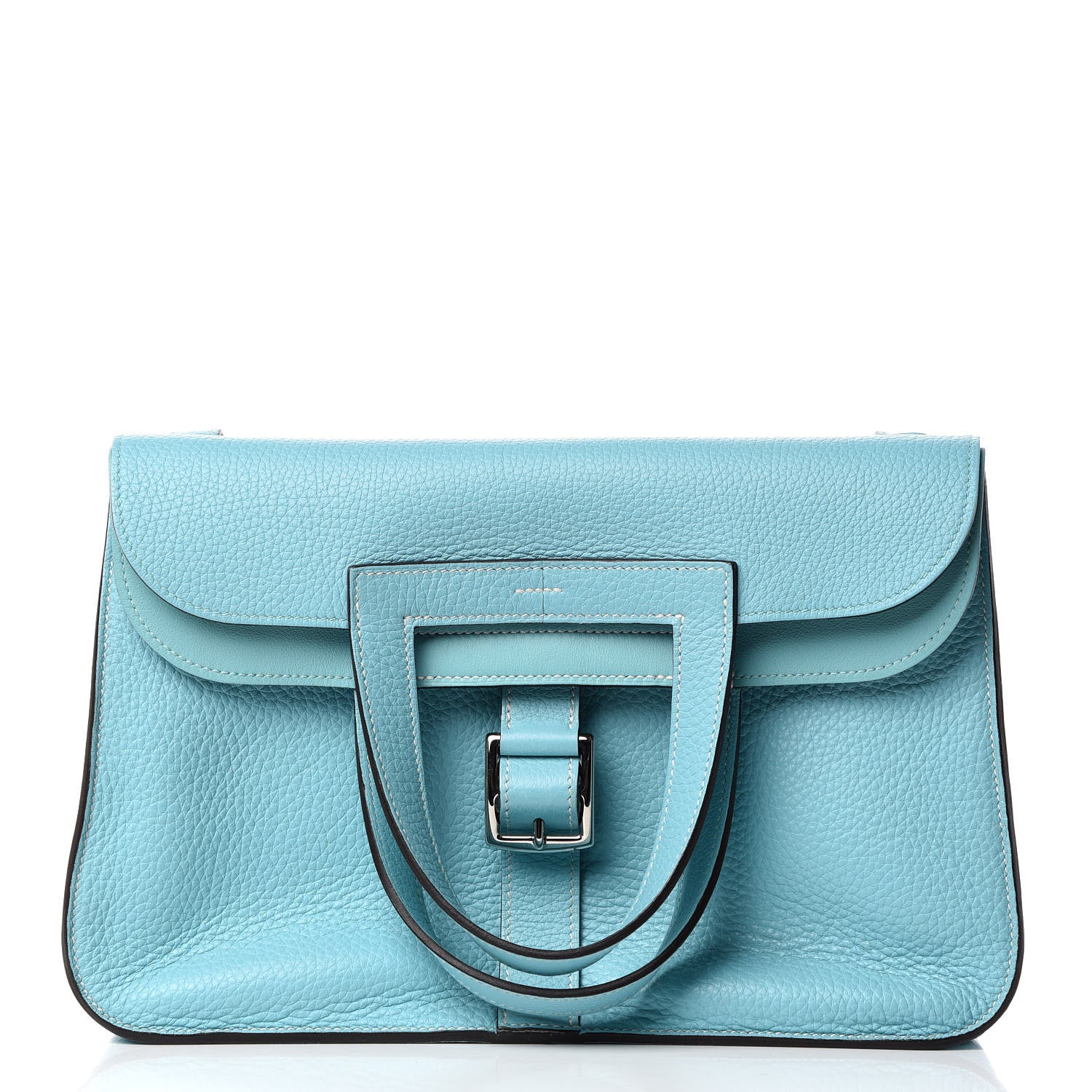 Hermes Taurillon Clemence Halzan 31 Bleu Atoll 4 of 10