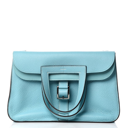 Hermes Taurillon Clemence Halzan 31 Bleu Atoll 4 of 10