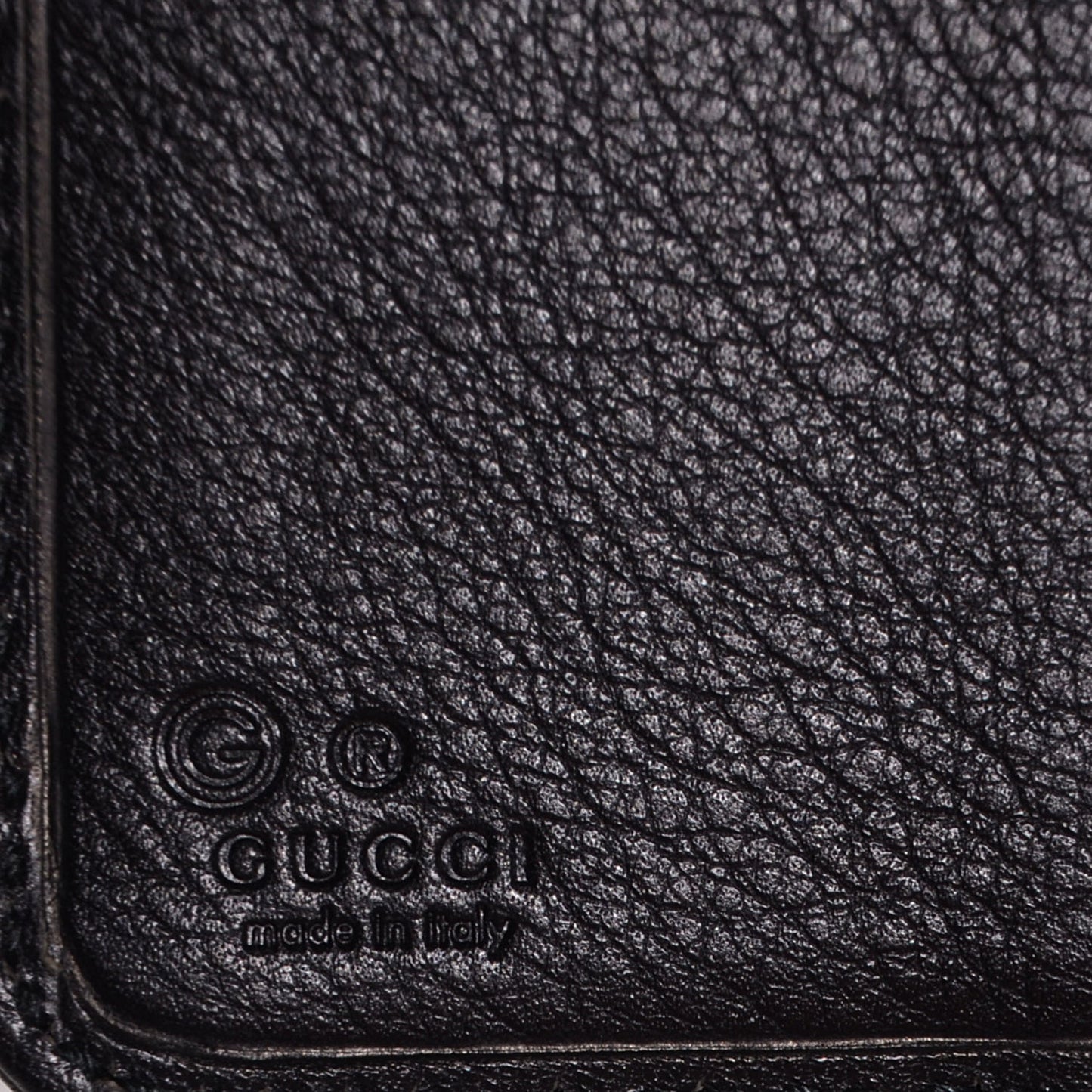 Guccissima Continental Zip Wallet Black
