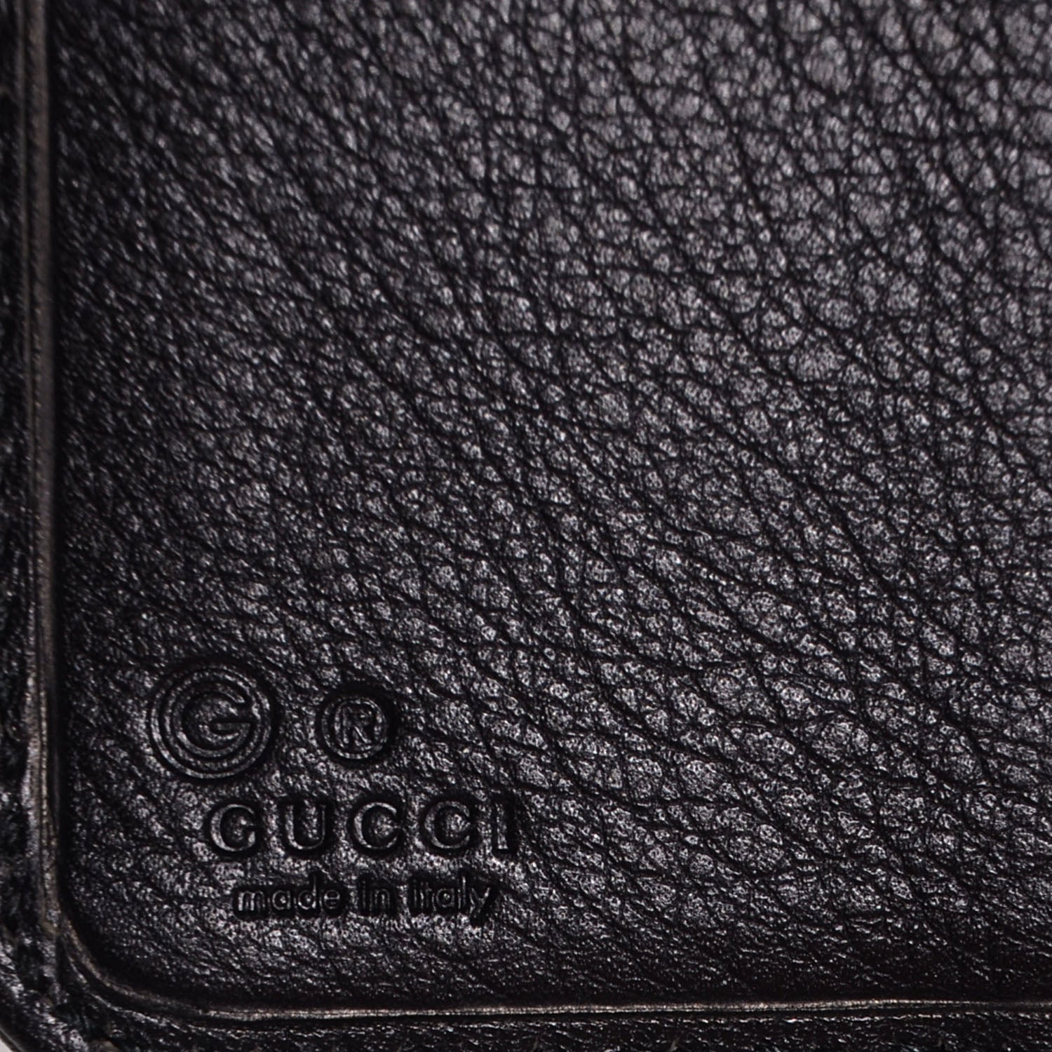 Gucci Guccissima Continental Zip Wallet Black 6 of 8
