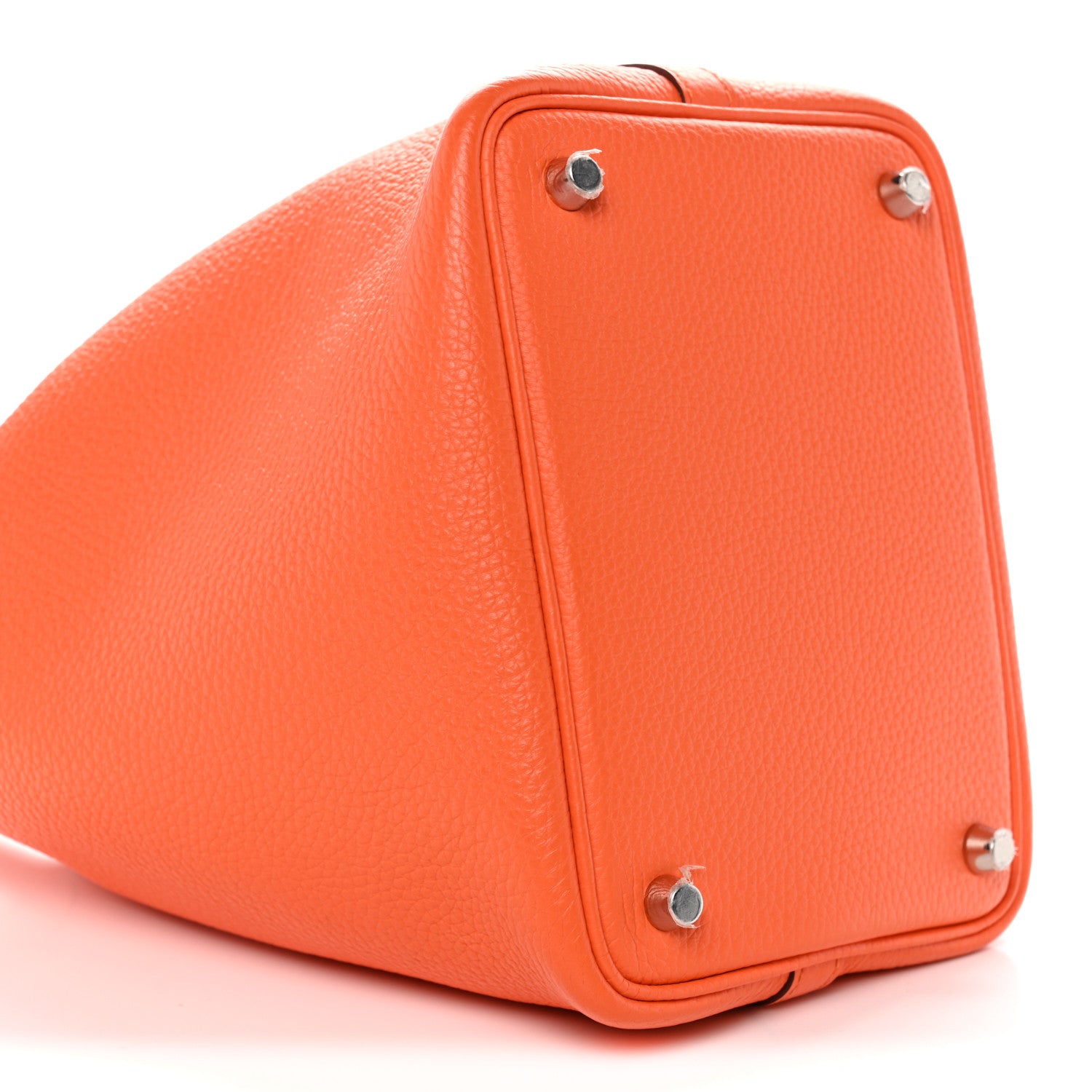 Hermes Taurillon Clemence Picotin Lock 18 PM Orange 9 of 10