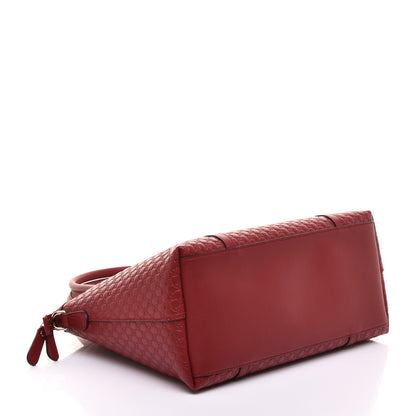 Gucci Soft Microguccissima Dome Satchel Red 4 of 9
