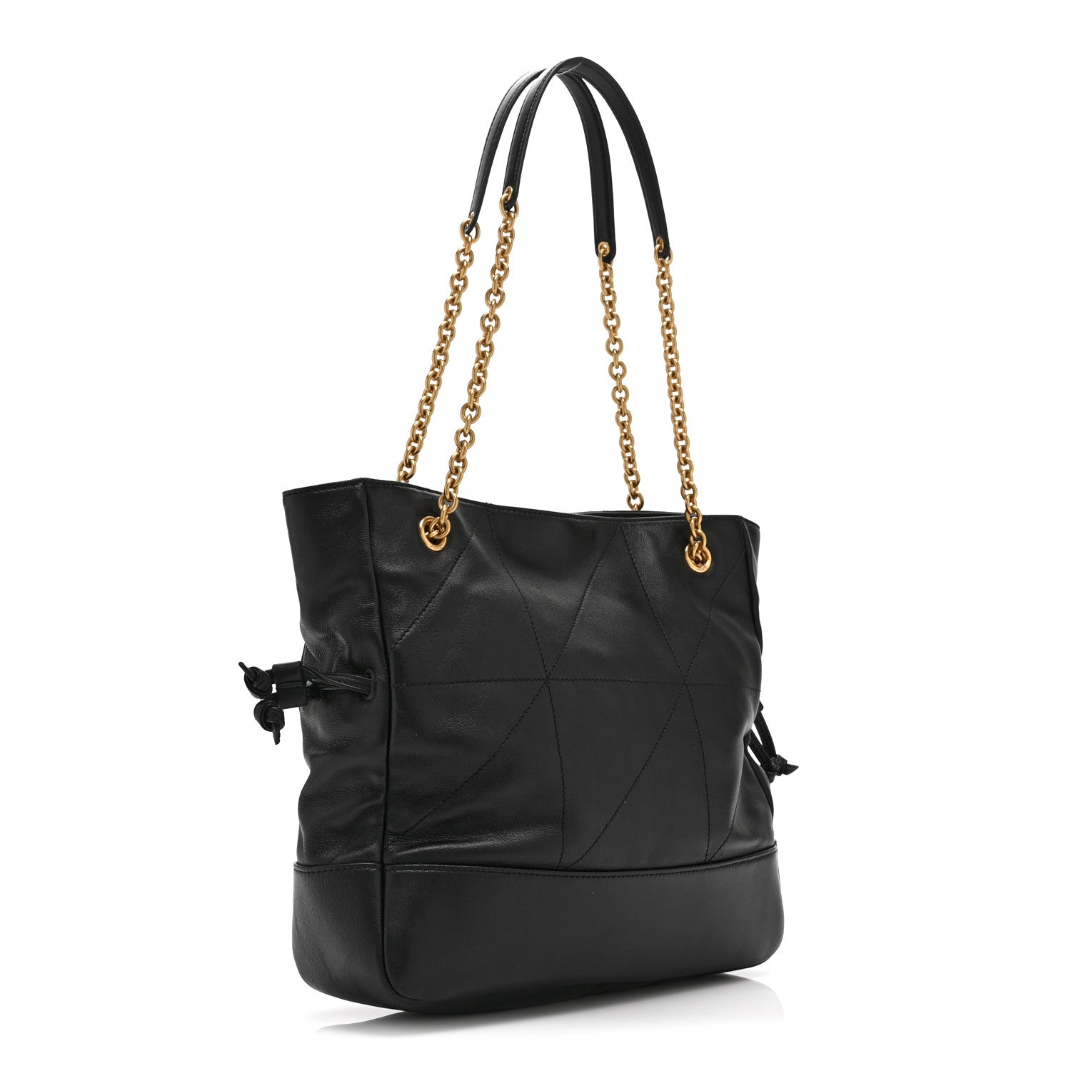 Saint Laurent Lambskin Medium Jamie Shopping Tote Black 4 of 11