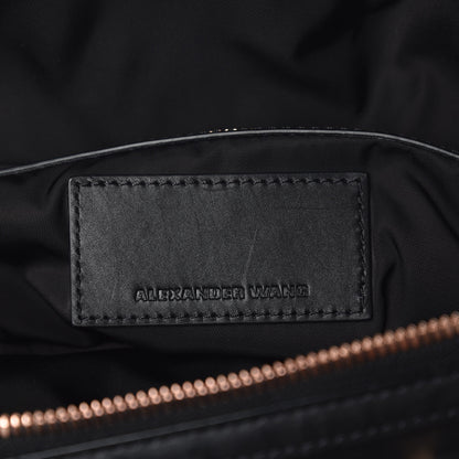 Alexander Wang Pebbled Calfskin Small Emile Soft Black Rose Gold Hardware 6 of 10