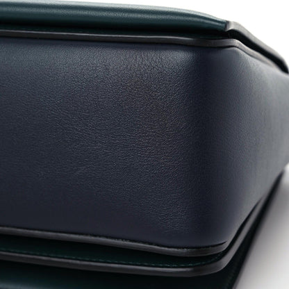 Celine Shiny Smooth Calfskin Medium Frame Shoulder Bag Amazone Dark Navy 9 of 16